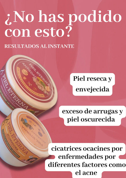 Kit Renovador de Piel - Crema Rejuvenecedora y Crema Aclarante